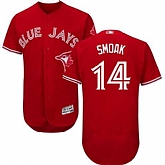 Toronto Blue Jays #14 Justin Smoak Red Flexbase Stitched Jersey DingZhi,baseball caps,new era cap wholesale,wholesale hats