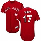 Toronto Blue Jays #17 Ryan Goins Red Flexbase Stitched Jersey DingZhi,baseball caps,new era cap wholesale,wholesale hats