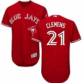 Toronto Blue Jays #21 Roger Clemens Red Flexbase Stitched Jersey DingZhi,baseball caps,new era cap wholesale,wholesale hats