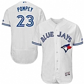 Toronto Blue Jays #23 Dalton Pompey White Flexbase Stitched Jersey DingZhi,baseball caps,new era cap wholesale,wholesale hats