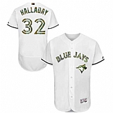Toronto Blue Jays #32 Roy Halladay White Memorial Day Flexbase Stitched Jersey DingZhi,baseball caps,new era cap wholesale,wholesale hats
