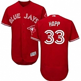 Toronto Blue Jays #33 J.A. Happ Red Flexbase Stitched Jersey DingZhi,baseball caps,new era cap wholesale,wholesale hats