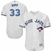 Toronto Blue Jays #33 J.A. Happ White Flexbase Stitched Jersey DingZhi,baseball caps,new era cap wholesale,wholesale hats