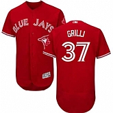 Toronto Blue Jays #37 Jason Grilli Red Flexbase Stitched Jersey DingZhi,baseball caps,new era cap wholesale,wholesale hats