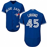 Toronto Blue Jays #45 Francisco Liriano Blue Flexbase Stitched Jersey DingZhi,baseball caps,new era cap wholesale,wholesale hats