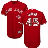 Toronto Blue Jays #45 Francisco Liriano Red Flexbase Stitched Jersey DingZhi,baseball caps,new era cap wholesale,wholesale hats