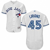 Toronto Blue Jays #45 Francisco Liriano White Flexbase Stitched Jersey DingZhi,baseball caps,new era cap wholesale,wholesale hats