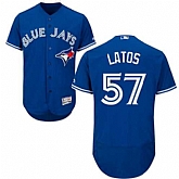 Toronto Blue Jays #57 Mat Latos Blue Flexbase Stitched Jersey DingZhi,baseball caps,new era cap wholesale,wholesale hats