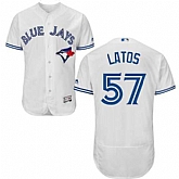 Toronto Blue Jays #57 Mat Latos White Flexbase Stitched Jersey DingZhi,baseball caps,new era cap wholesale,wholesale hats