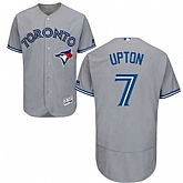 Toronto Blue Jays #7 Melvin Upton Gray Flexbase Stitched Jersey DingZhi,baseball caps,new era cap wholesale,wholesale hats