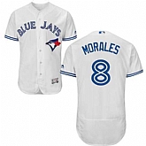Toronto Blue Jays #8 Kendrys Morales White Flexbase Stitched Jersey DingZhi,baseball caps,new era cap wholesale,wholesale hats