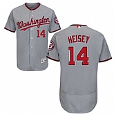Washington Nationals #14 Chris Heisey Gray Flexbase Stitched Jersey DingZhi,baseball caps,new era cap wholesale,wholesale hats