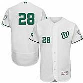 Washington Nationals #28 Jayson Werth White St. Patrick's Day Flexbase Stitched Jersey DingZhi,baseball caps,new era cap wholesale,wholesale hats