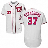 Washington Nationals #37 Stephen Strasburg White Flexbase Stitched Jersey DingZhi,baseball caps,new era cap wholesale,wholesale hats