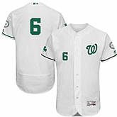 Washington Nationals #6 Anthony Rendon White St. Patrick's Day Flexbase Stitched Jersey DingZhi,baseball caps,new era cap wholesale,wholesale hats