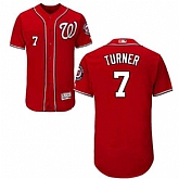 Washington Nationals #7 Trea Turner Red Flexbase Stitched Jersey DingZhi,baseball caps,new era cap wholesale,wholesale hats
