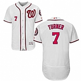 Washington Nationals #7 Trea Turner White Flexbase Stitched Jersey DingZhi,baseball caps,new era cap wholesale,wholesale hats