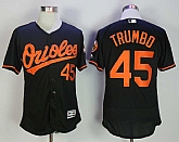 Baltimore Orioles #45 Mark Trumbo Black Flexbase Jersey,baseball caps,new era cap wholesale,wholesale hats