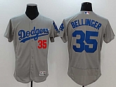 Los Angeles Dodgers #35 Cody Bellinger Gray Flexbase Stitched Jersey,baseball caps,new era cap wholesale,wholesale hats