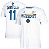 Men's Golden State Warriors 11 Klay Thompson White 2017 NBA Finals Bound Gametime Shooter T-shirt FengYun,baseball caps,new era cap wholesale,wholesale hats