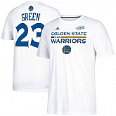 Men's Golden State Warriors 23 Draymond Green White 2017 NBA Finals Bound Gametime Shooter T-shirt FengYun,baseball caps,new era cap wholesale,wholesale hats