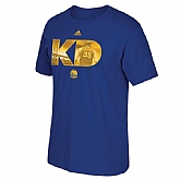 Men's Golden State Warriors 35 Kevin Durant Royal Initial Landmark T-shirt FengYun,baseball caps,new era cap wholesale,wholesale hats