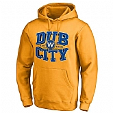 Men's Golden State Warriors Fanatics Branded Gold Hometown Collection Dub City Pullover Hoodie FengYun,baseball caps,new era cap wholesale,wholesale hats