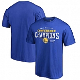 Men's Golden State Warriors Fanatics Branded Royal 2017 Western Conference Champions Finals Crossover T-shirt FengYun,baseball caps,new era cap wholesale,wholesale hats