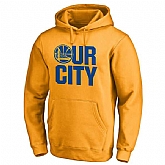 Men's Golden State Warriors Gold Hometown Collection Our City Hoodie FengYun,baseball caps,new era cap wholesale,wholesale hats