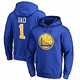 Men's Golden State Warriors Royal #1 Dad Pullover Hoodie FengYun,baseball caps,new era cap wholesale,wholesale hats