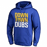 Men's Golden State Warriors Royal Hometown Collection Downtown Pullover Hoodie FengYun,baseball caps,new era cap wholesale,wholesale hats