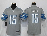 Nike Limited Detroit Lions #15 Tate lll 2017 Color Rush Gray Jersey,baseball caps,new era cap wholesale,wholesale hats