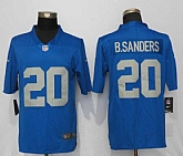 Nike Limited Detroit Lions #20 Barry Sanders Blue Throwback Vapor Untouchable Jersey,baseball caps,new era cap wholesale,wholesale hats