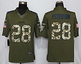 Nike Limited New Orleans Saints #28 Adrian Peterson Green Salute To Service Jersey,baseball caps,new era cap wholesale,wholesale hats