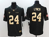 Nike Limited Oakland Raiders #24 Marshawn Lynch Black Gold Anthracite Salute To Service Jersey,baseball caps,new era cap wholesale,wholesale hats