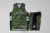 Raptors #7 Kyle Lowry Camo Canada Flag Swingman Jersey(With Shorts),baseball caps,new era cap wholesale,wholesale hats