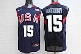 Team USA Basketball #15 Carmelo Anthony Navy Nike Stitched Jersey,baseball caps,new era cap wholesale,wholesale hats