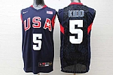Team USA Basketball #5 Jason Kidd Navy Nike Stitched Jersey,baseball caps,new era cap wholesale,wholesale hats