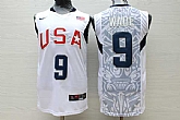 Team USA Basketball #9 Dwyane Wade White Nike Stitched Jersey,baseball caps,new era cap wholesale,wholesale hats