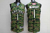 Toronto Raptors #1 Tracy McGrady Camo Canada Flag Swingman Jersey,baseball caps,new era cap wholesale,wholesale hats