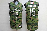 Toronto Raptors #15 Vince Carter Camo Canada Flag Swingman Jersey,baseball caps,new era cap wholesale,wholesale hats
