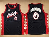 USA #6 Penny Hardaway Black Dream Team III Jersey,baseball caps,new era cap wholesale,wholesale hats