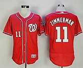 Washington Nationals #11 Ryan Zimmerman Red Flexbase Jersey,baseball caps,new era cap wholesale,wholesale hats