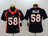 Women Limited Nike Denver Broncos #58 Von Miller Navy Vapor Untouchable Jersey,baseball caps,new era cap wholesale,wholesale hats