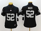 Women Limited Nike Oakland Raiders #52 Khalil Mack Black Vapor Untouchable Jersey,baseball caps,new era cap wholesale,wholesale hats