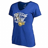 Women's Golden State Warriors Fanatics Branded Royal 2017 NBA Finals Bound Slim Fit V Neck T-shirt FengYun,baseball caps,new era cap wholesale,wholesale hats
