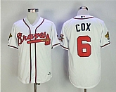 Atlanta Braves #6 Bobby Cox White 1995 Throwback Jersey,baseball caps,new era cap wholesale,wholesale hats