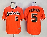 Baltimore Orioles #5 Brooks Robinson Orange 1975 Throwback Jersey,baseball caps,new era cap wholesale,wholesale hats