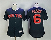 Boston Red Sox #6 Johnny Pesky Navy Flexbase Jersey,baseball caps,new era cap wholesale,wholesale hats