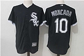 Chicago White Sox #10 Moncada Black New Cool Base Stitched MLB Jersey,baseball caps,new era cap wholesale,wholesale hats